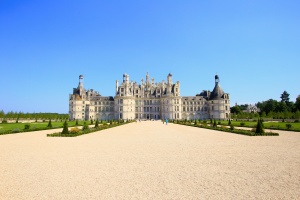 Le château de Chambord et ses grands jardins français